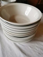 Fehér porcelán gulyás, leveses, kocsonyás tányér