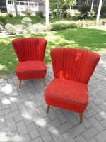 Retro vintage sky club armchair in found condition
