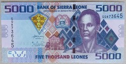 Sierra Leone 5000 Leones 2013 UNC