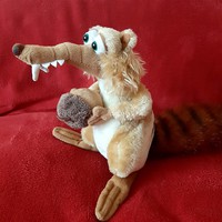 Jégkorszak mókus plüss figura Motkány (nem kicsi!)