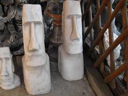 Moai Husvét szigeteki fej 1db 76cm Minimál vagy  Japán kerti Fagyálló műkő szobor