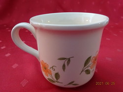 Angol porcelán, Stafford Shire Tableware kézzel festett pohár.
