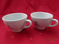 Olasz porcelán, LAVAZZA márkájú,  vastag falú kávéscsésze. Vanneki!