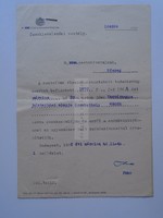 G2021.19 Csekk tudakozvány (reclamation d'un mandat)  KŐSZEG Halmay Gusztávné 1946  és válaszlevél
