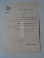 G2021.17  Pénzintézeti Központ -Vezérigazgató POSCH GYULA levele  (MNB Elnök) 1937