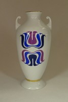 1F147 Alföldi porcelán stúdió váza jubileumi