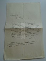 G2021.61 Rózsa Miklós úrnak címezve  A HÉT című lappal kapcsolatban Kiss József örökösei 1920 körül