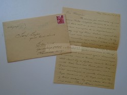 G2021.120  Régi levél - Serf Lajos tanárnnak -Éberhárd  Malinovo, Szlovákia -Üllői út. Illatos bolt