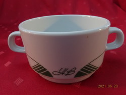 Alföldi porcelán, HB jelzésű leveses csésze, átmérője 10 cm. Vanneki!