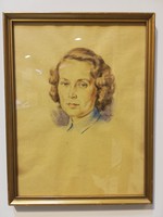BAJOR ÁGOST  Női portré 1951.  HETI akció5