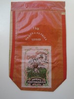 G2021.151  1 kg Magyar Paprika  SZEGED Csonka Gergely nagytermelő - csomagoló zacskó 1920-40 körül