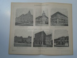 G2021.169 Budapesti épületek I -1894  nyomat  Pallas Lexikon