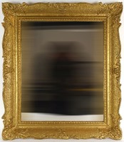 1F115 Antik aranyozott Blondel keretes tükör 75 x 65 cm
