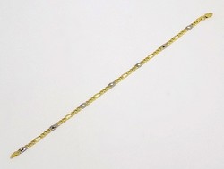 Yellow and white gold pancer bracelet (zal-au99395)
