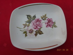 Raven house porcelain, rose patterned centerpiece. Size: 14.5 x 12.5 cm. Marking 910. Vanneki!