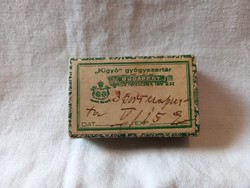 Régi Kígyó gyógyszertári patika papírdoboz (Szép megkímélt állapotban) 1900-1935