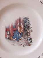 Angol porcelán Wedgwood  tányér, dísztányér 'Peter Rabbit'