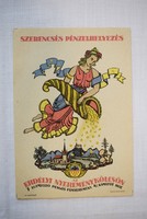 Szerencsés pénzelhelyezés az a erdélyi nyereménykölcsön reklám papír háború előtti