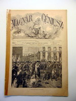 1892  /  MAGYAR GÉNIUSZ  /  Régi ÚJSÁGOK KÉPREGÉNYEK MAGAZINOK Ssz.:  18052