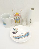 Balaton-themed aquincum and unmarked porcelains
