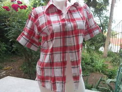 Plaid women's blouse-shirt-touring shirt 36-38