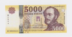 2020 MINTA 5000 Forintos bankjegy