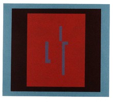 Barcsay Jenő - Emlék 32 x 37 cm színes szita 1976