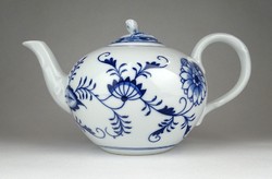 1E159 Régi Meisseni porcelán teáskancsó