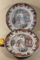 Antik kínai tányérok (1 lapos, 1 mély) 854