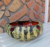 Beautiful retro pesthidegk pottery pot, nostalgia piece collector beauty village decoration