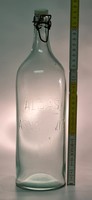 "Áldás Ásványvíz" színtelen nagy ásványvizes üveg (1818)