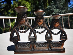 ART DECO OROSZ MATRJOSKA GYERTYATARTÓ
