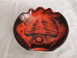 Retro handicraft bowl, plate, 20 cm