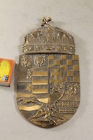 Bronz magyar szent koronás címer 875