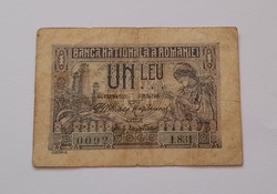 Románia 1 Leu 1915 Vg.