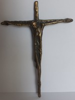 Erwin Huber bronz feszület, ritkább