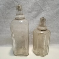 Glockengasse 4711 Köln 2 db antik kölnis , parfümös üveg palack