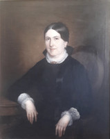 Than Mór idős hölgy portréja 103 x 82 cm