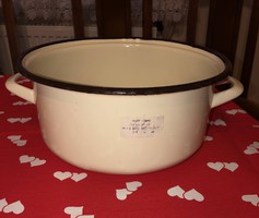 Alice fehér zománcozott lábas 5.5 L