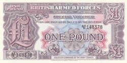 Anglia (British Armed F.) 1 pound, 1948, UNC bankjegy
