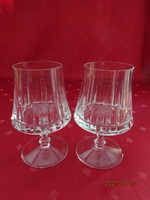 Glass goblet, height 11.5 cm. 3 pcs for sale together, we have them!