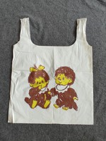 Moncsicsi patterned retro advertising bag - plastic bag, bag, bag