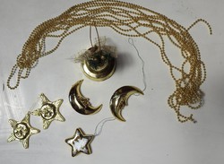 Gold-colored mixed Christmas tree decoration collection - from the Christmas tree decoration collection