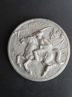 Hortobágy colt rider aluminum metal plaque - ep