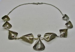 Gyönyörű antik iparművész ezüst nyakék