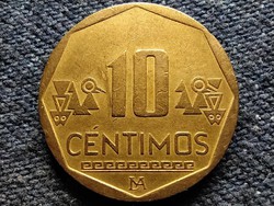 Peru 10 céntimo 2014 LIMA (id53618)