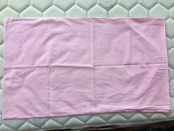 Egyszínű pamutvászon párnahuzatok - Rózsaszín  - 1 db van belőle, 44x74 cm