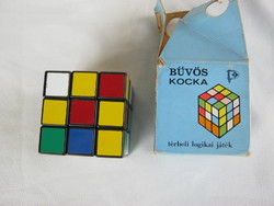 Retró Politechnika ISZ bűvös kocka - Rubik kocka
