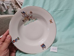 Polish fairy tale pattern plate 23 cm