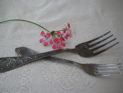 Silver-plated Italian forks 2 pcs 25 and 30 cm